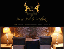 Tablet Screenshot of burnsguesthouse.com